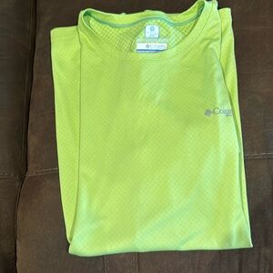 Columbia pull over short sleeve dri fit XL